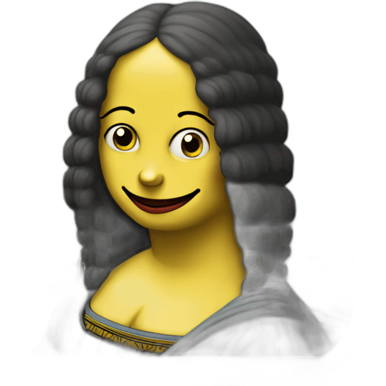 mona lisa simpson emoji