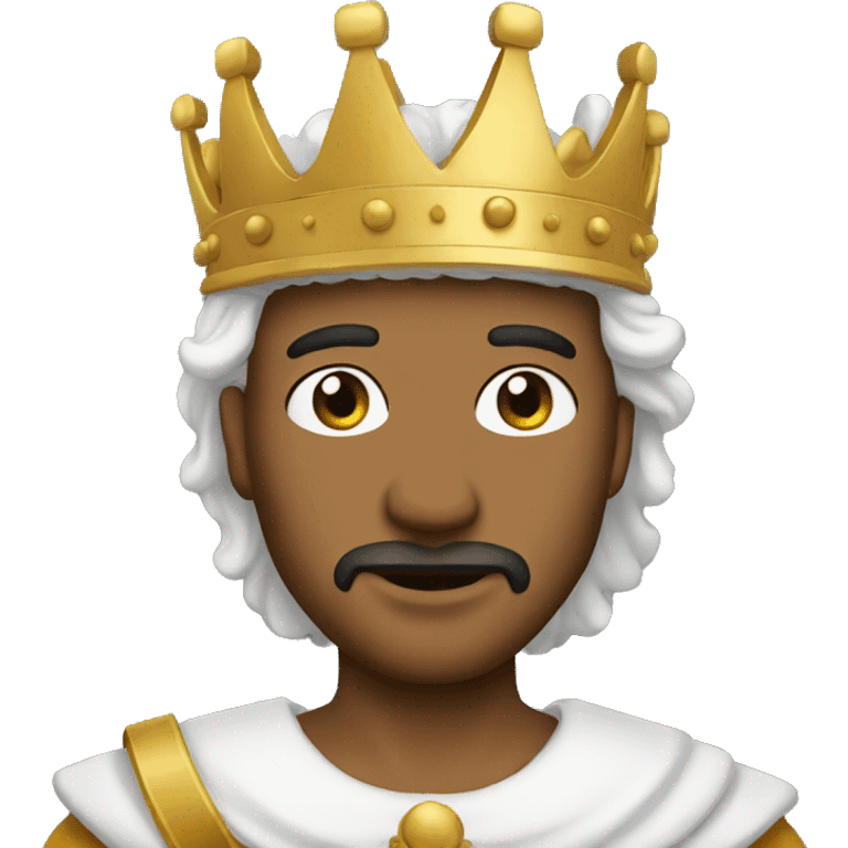 king WHITE emoji