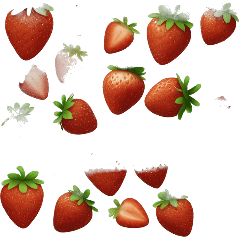 strawberries emoji