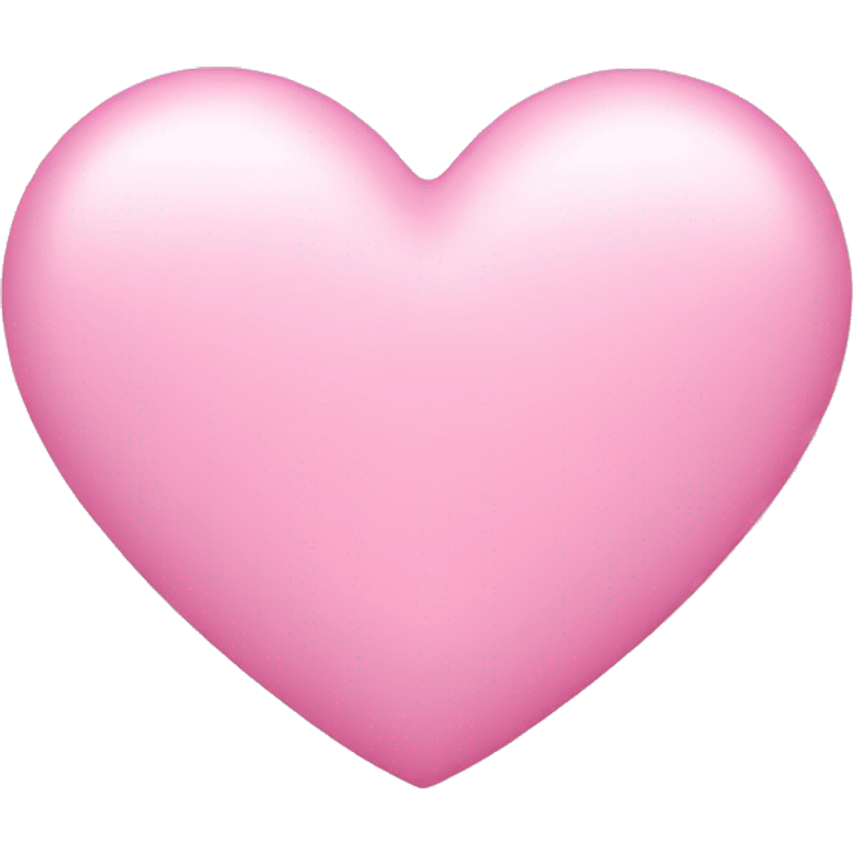 Pink pastel heart emoji