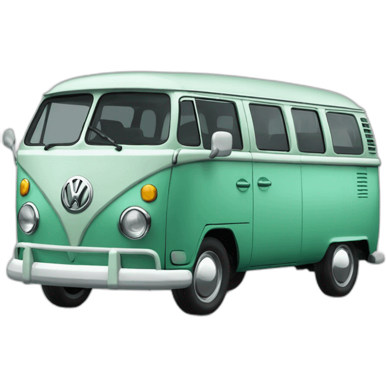 sea green volkswagen bulli emoji