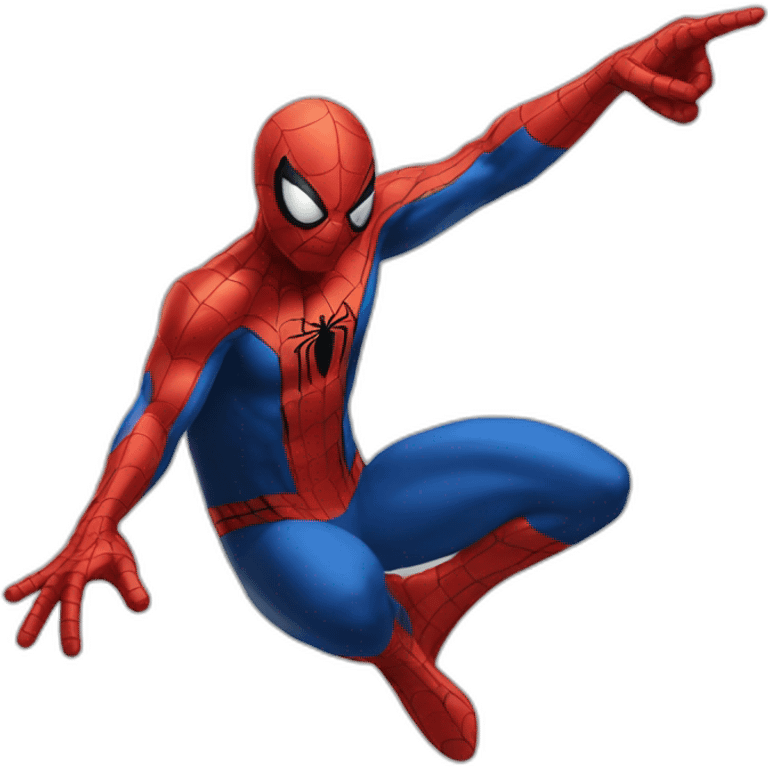 spiderman pointing at spiderman emoji