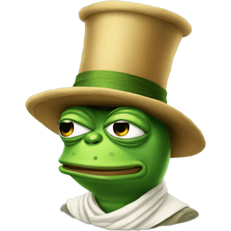 Male pepe the frog in a turbin emoji