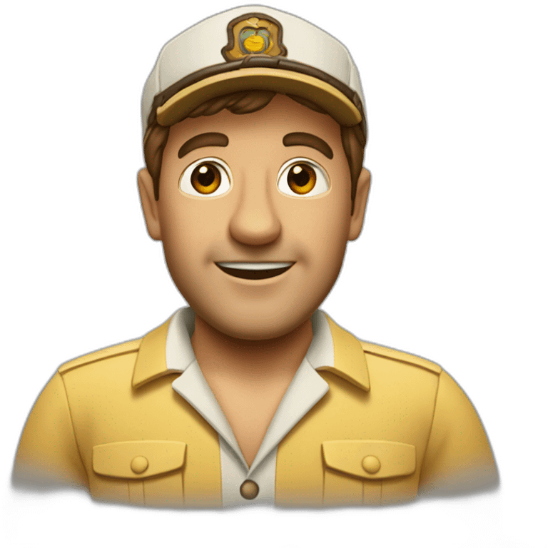 skipper Gilligan's Island emoji