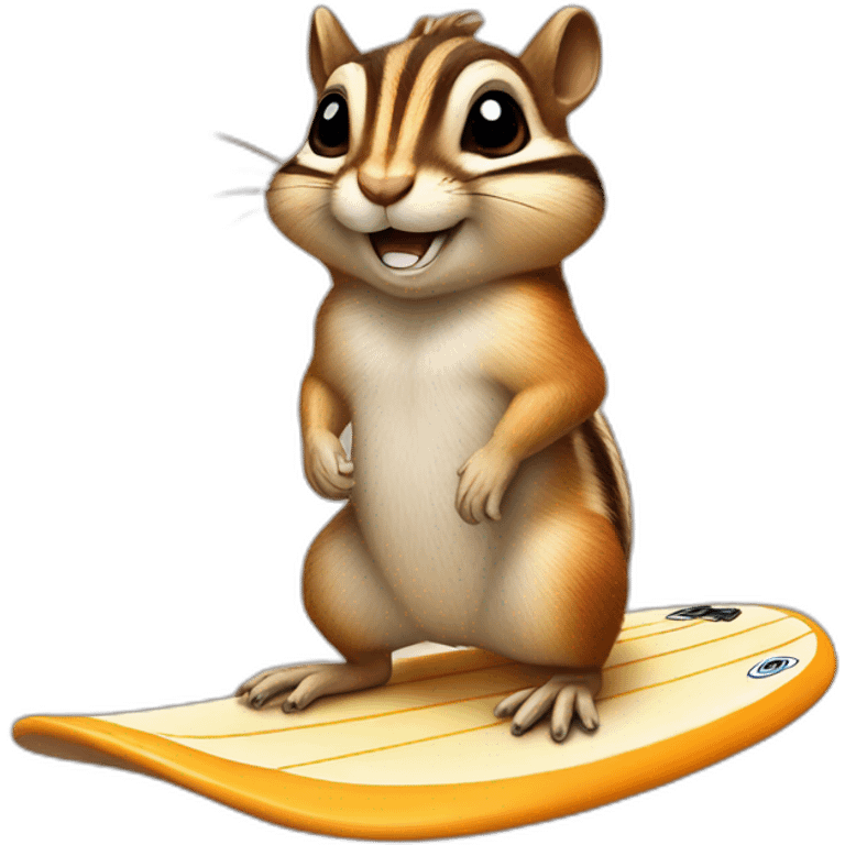 chipmunk-on-surfboard emoji