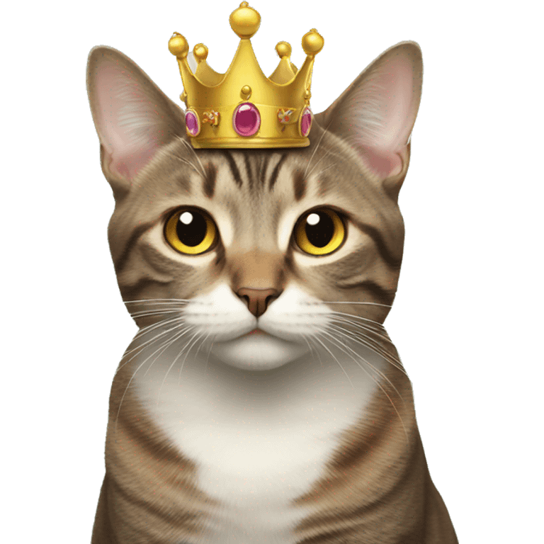 CAT wearing a crown  emoji