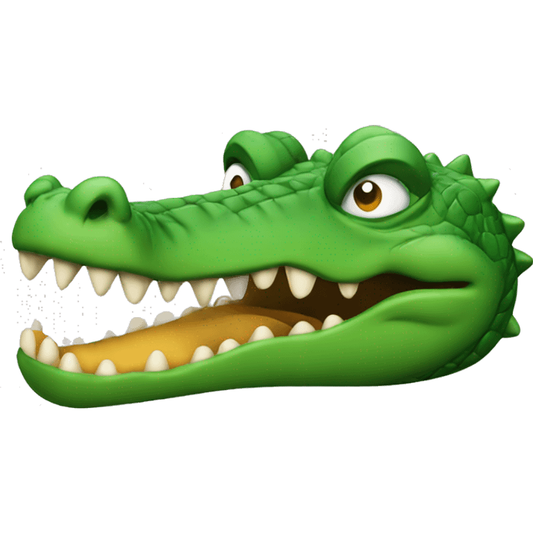 crocodile in smoking  emoji