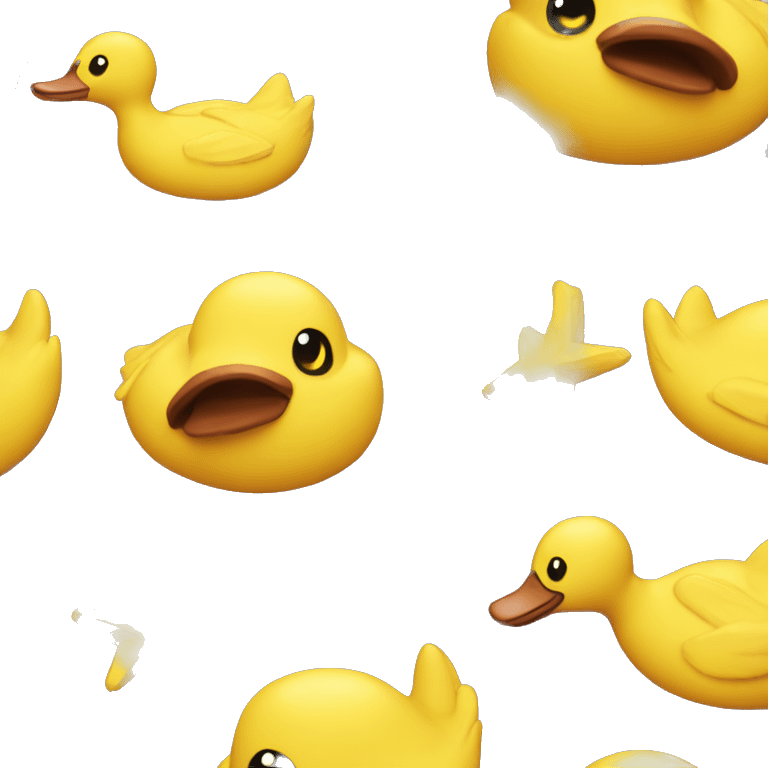 a comet in the form of a rubber duck emoji