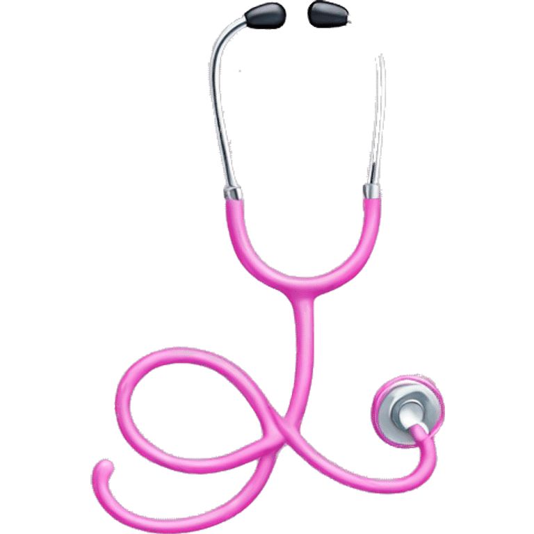 pink STETHOSCOPE emoji