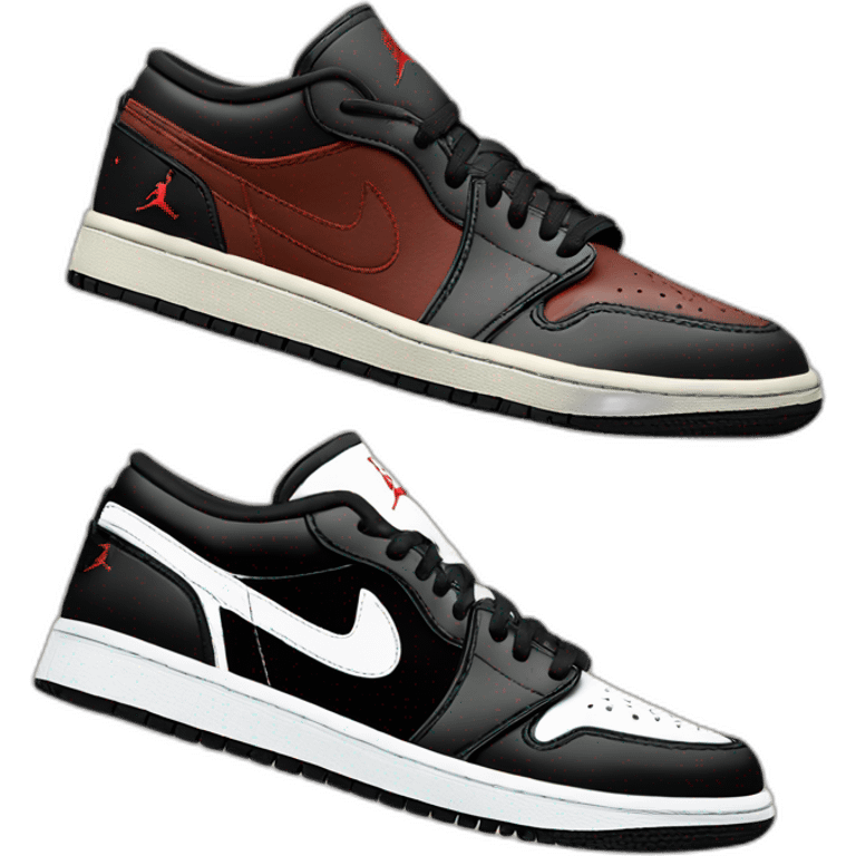 Jordan 1 low travis scott emoji