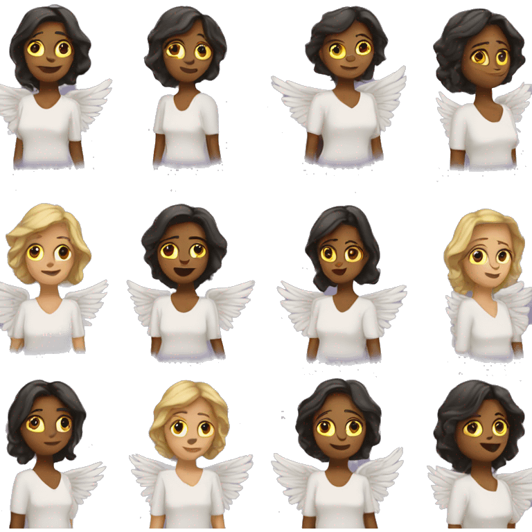 Woman are the angels  emoji