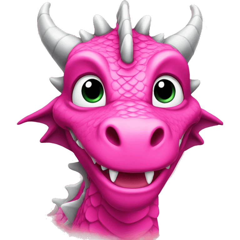 Pink dragon  emoji