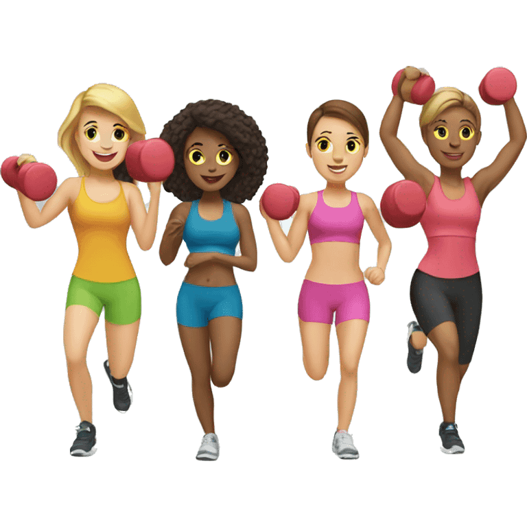 MARKETING TEAM MAKING FITNESS emoji