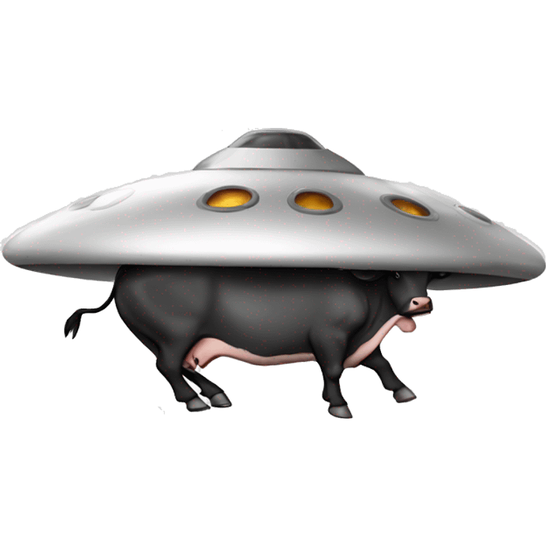 cow in a ufo emoji