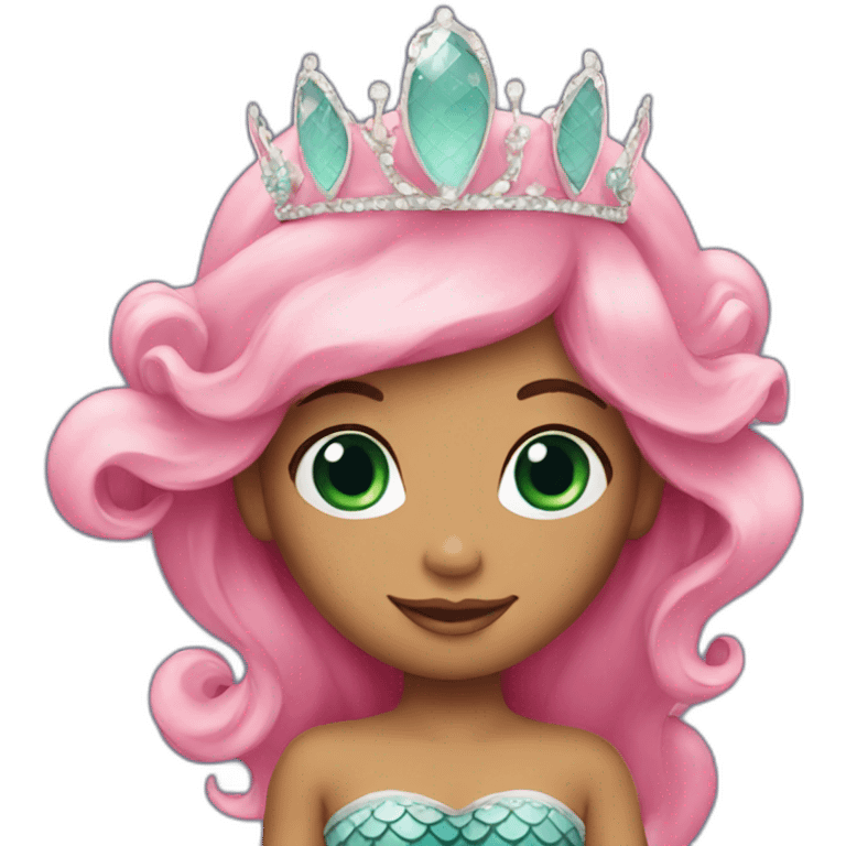 Mermaid with tiara  emoji