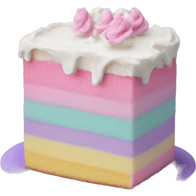 Magic pastel cake emoji