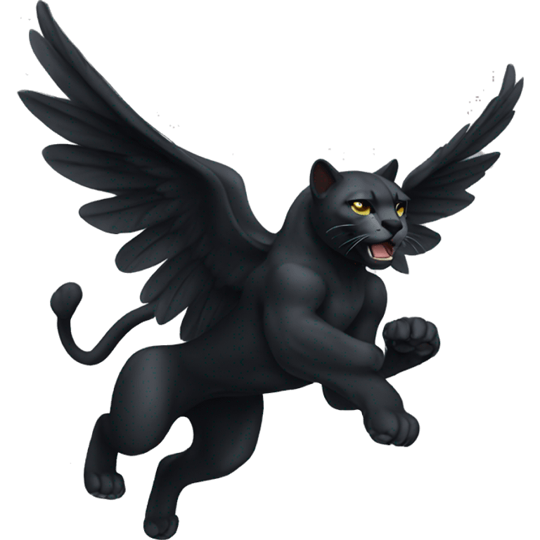 winged panther emoji