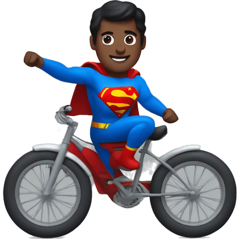 superman on a bike  emoji