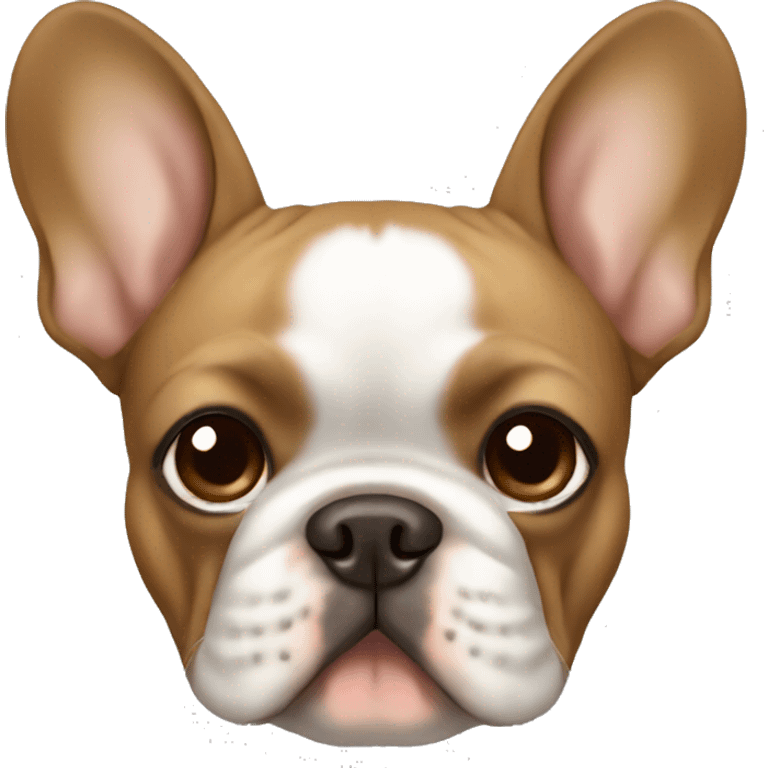 light brown french bulldog emoji