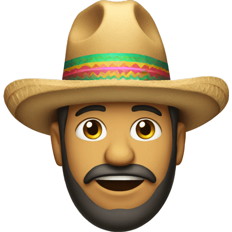 Mexican with hat emoji