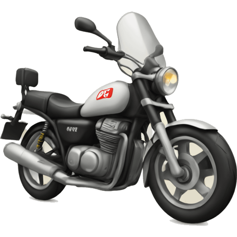 a motorbike belonging to SH company emoji