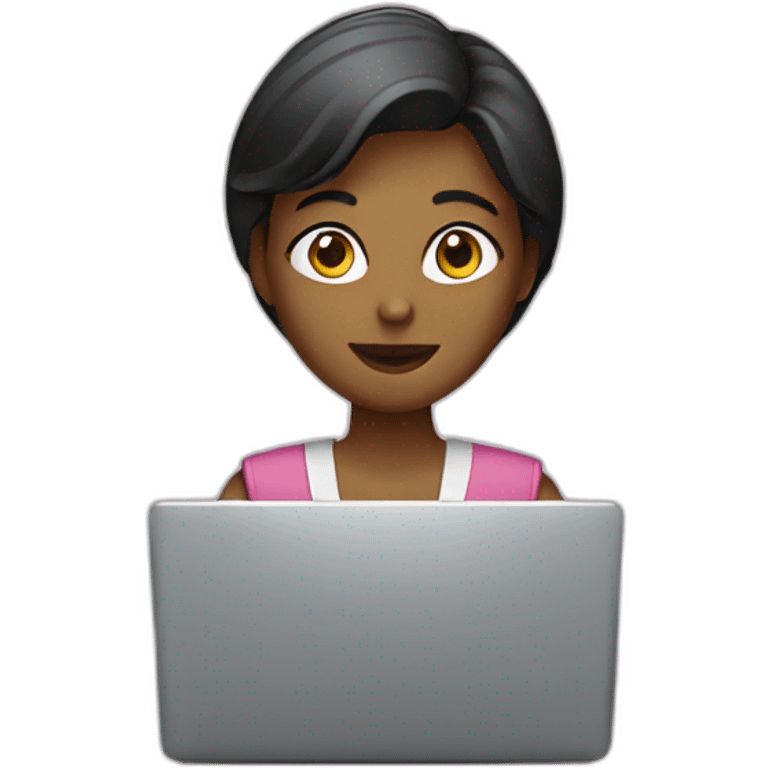 work girl laptop emoji