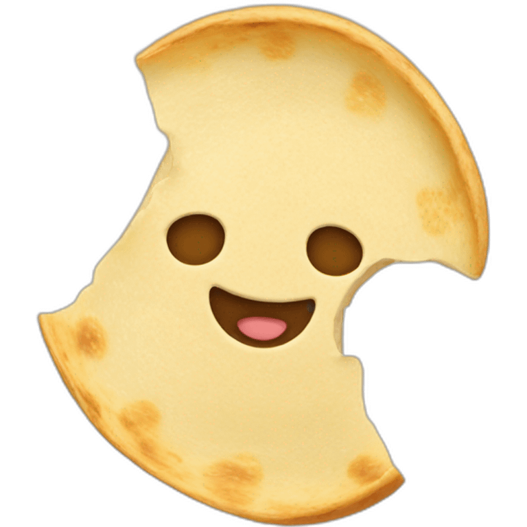 tortilla happy face emoji