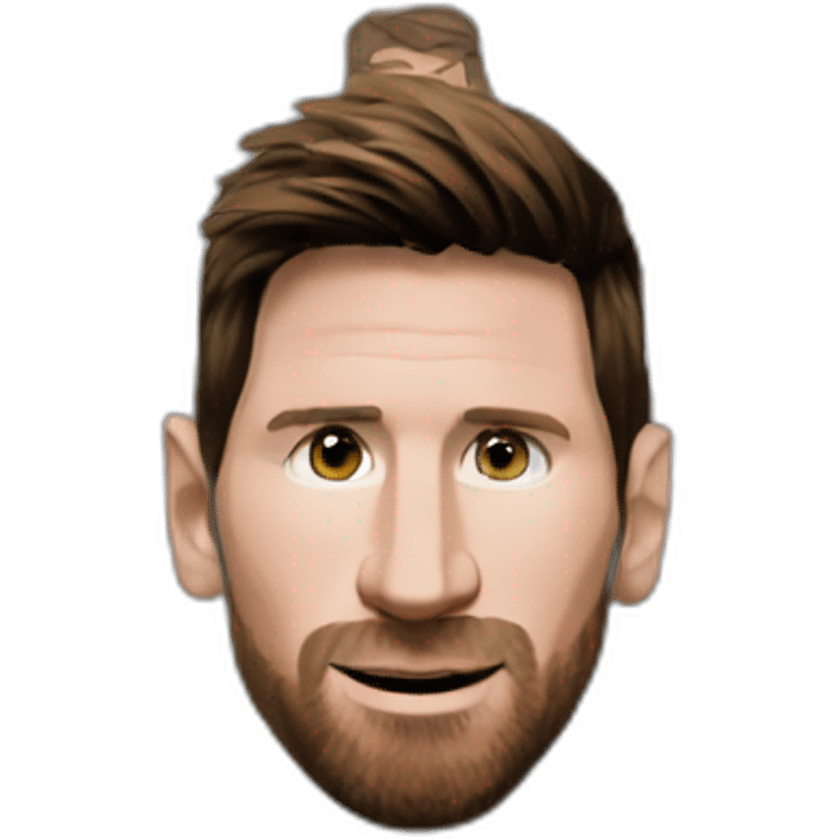 Messi qui dit non emoji