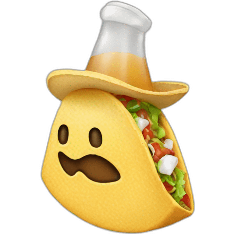 Chemical taco emoji