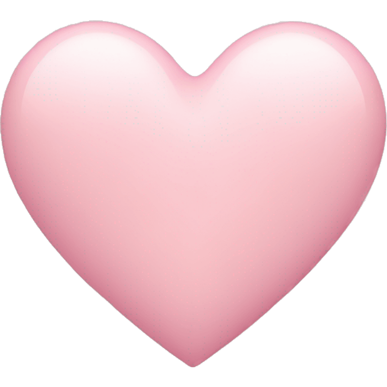 pastel pink heart emoji