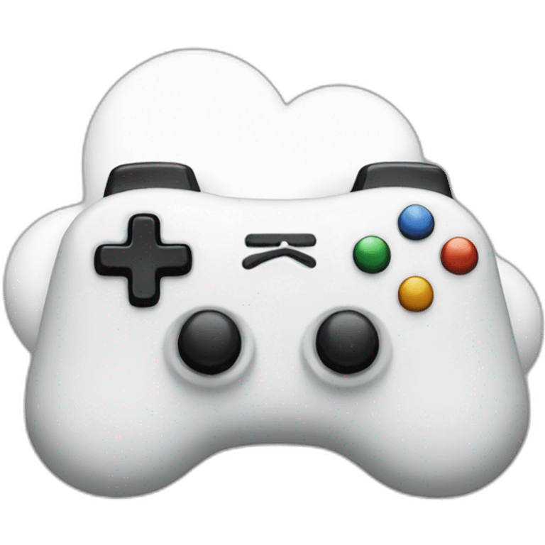 Manette en forme de nuage emoji