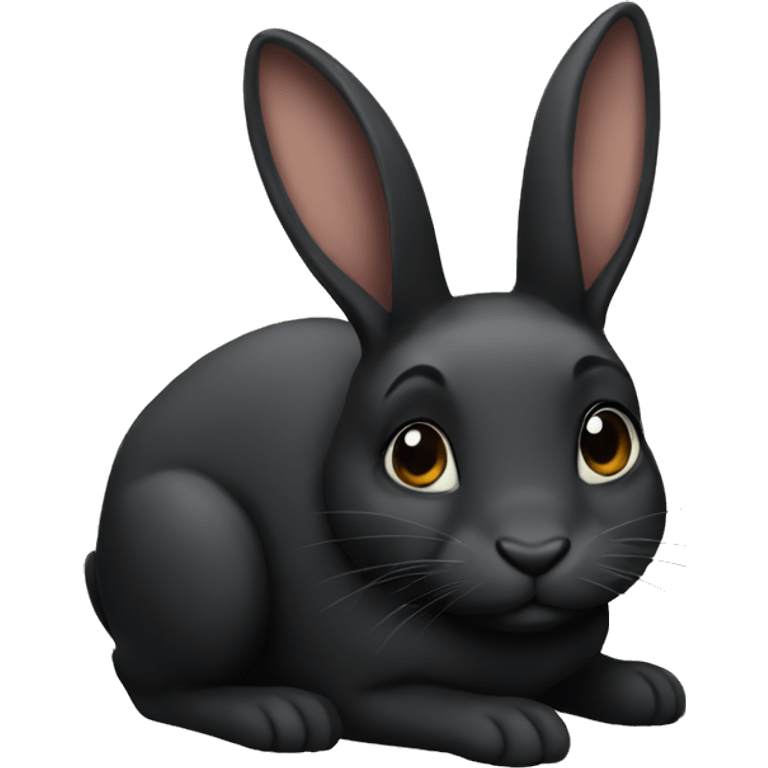 Black rabit  emoji