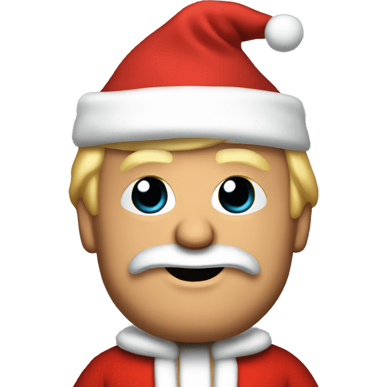 Donald Trump in santa costume  emoji