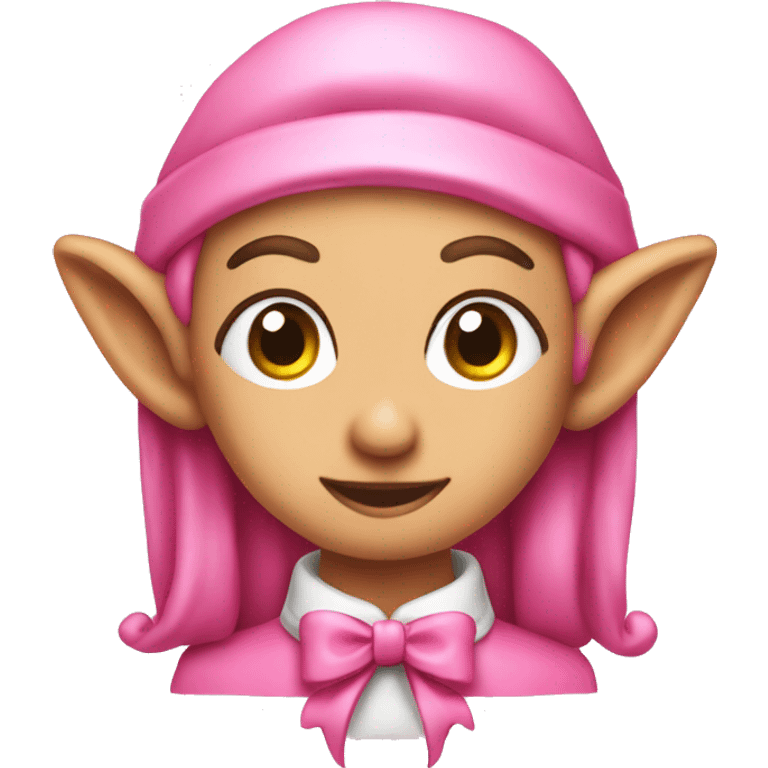 pink elf bar with bow on it emoji