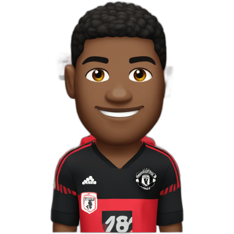 rashford avec le maillot de manchester united emoji