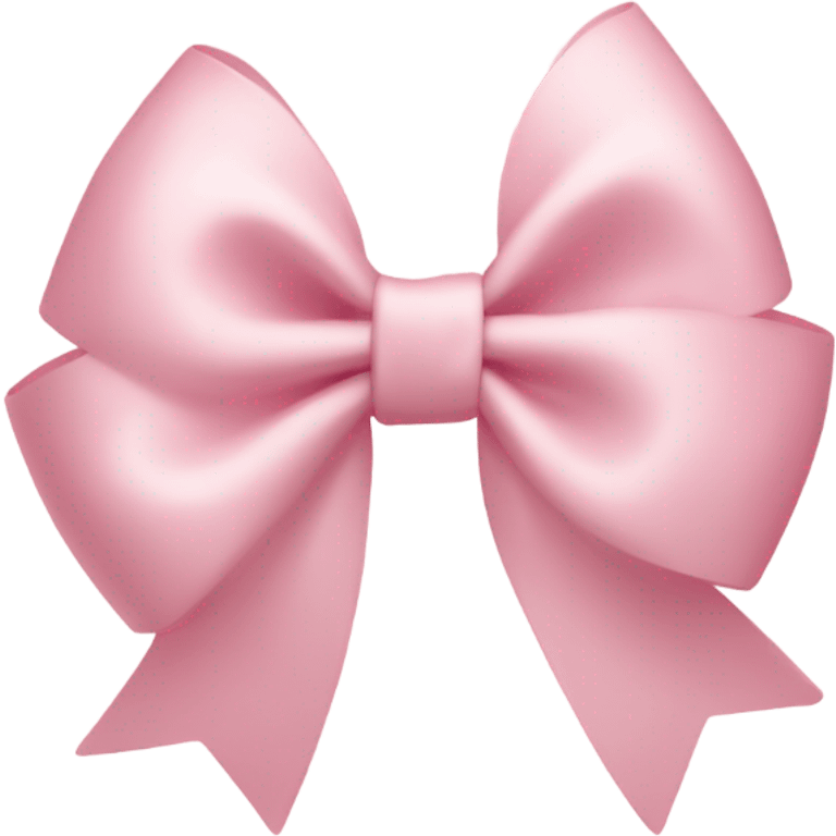 light pink bow on light pink bow emoji