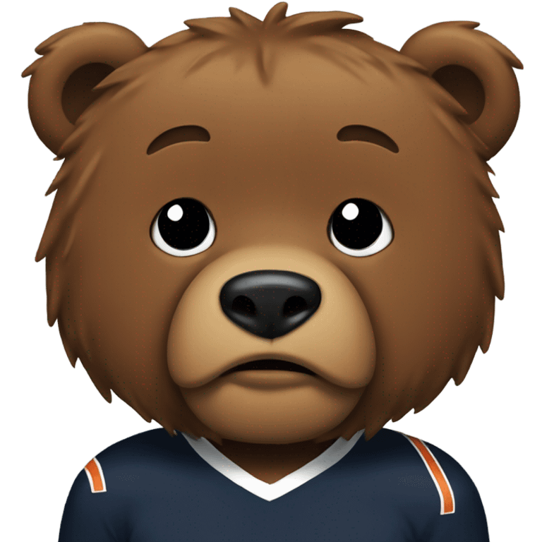 Chicago Bear crying emoji