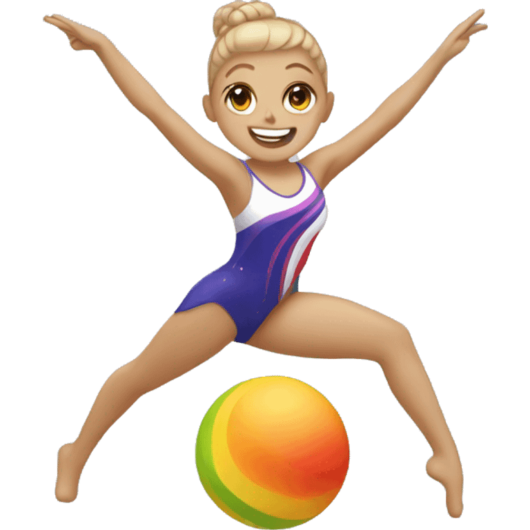 Rhythmic gymnastics emoji