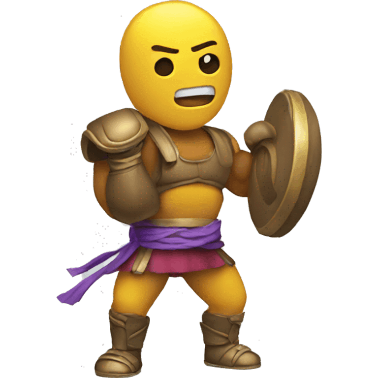 Fighting toy emoji