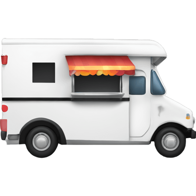  Side view food truck First Order Storm Trooper emoji