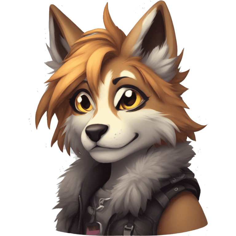 Edgy anthro furry by Falvie, LiLaiRa, griffsnuff, AngieWolf emoji