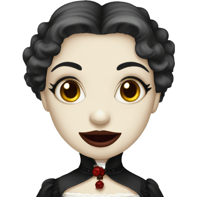 victorian lady vampire emoji