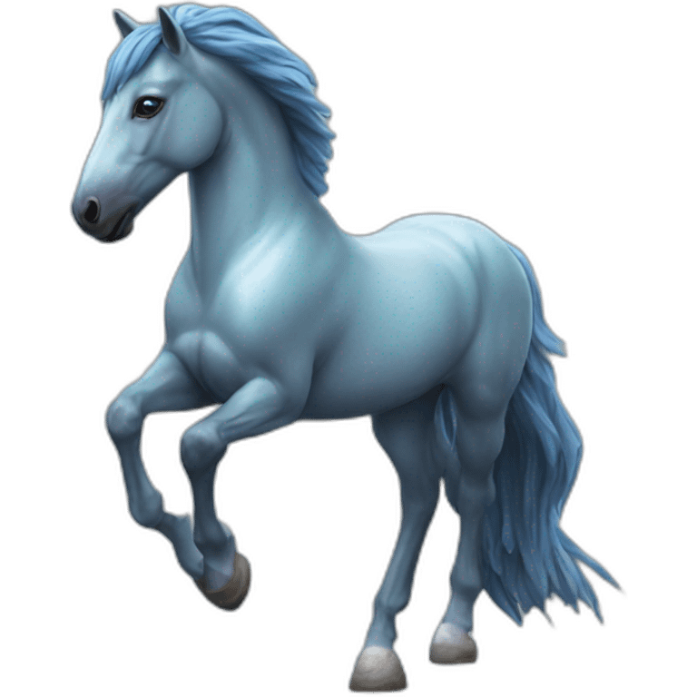 photorealistic space horse emoji