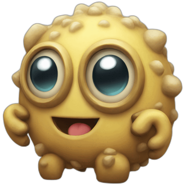 very cute storage monster emoji