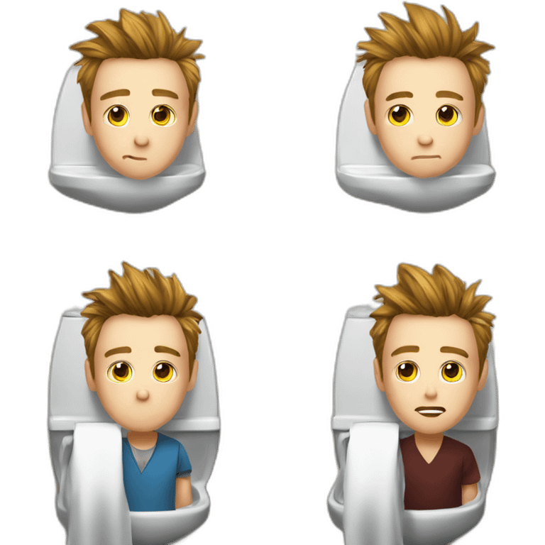 McFly au toilettes emoji