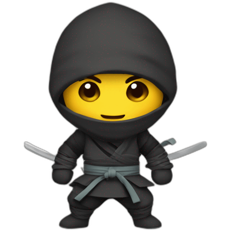 ninja peau mate emoji