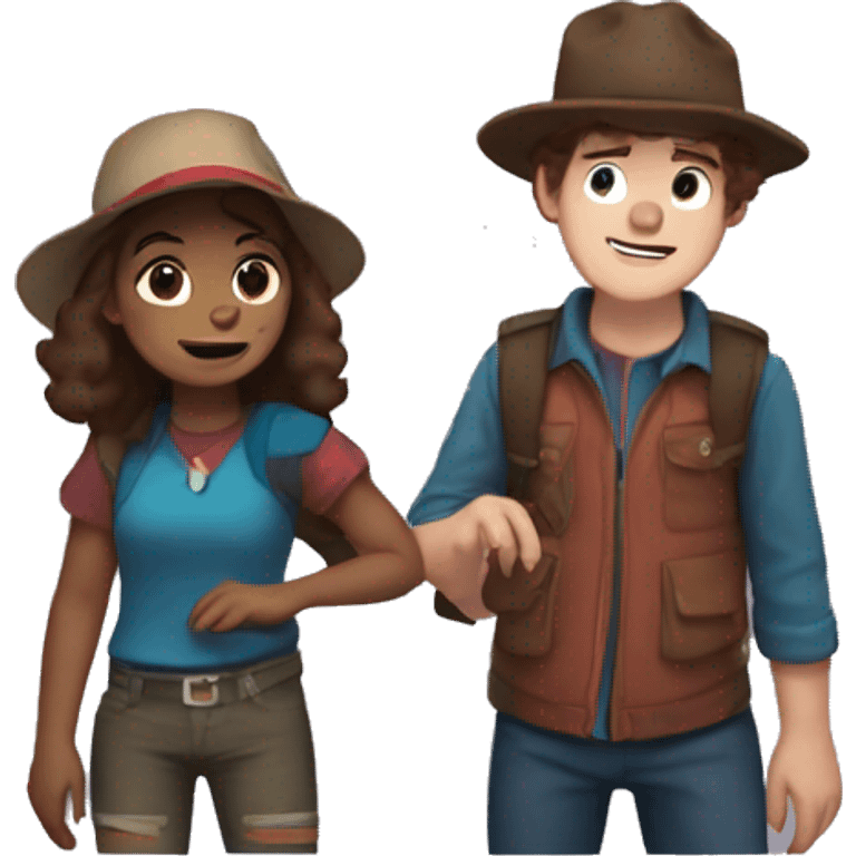 Mabel and dipper pines emoji