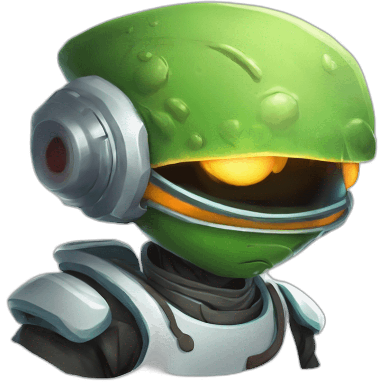 alien chef scifi roguelike rpg style inspired by slay the spire digital art emoji