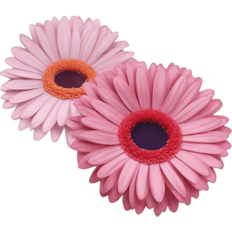 Three gerbera  emoji