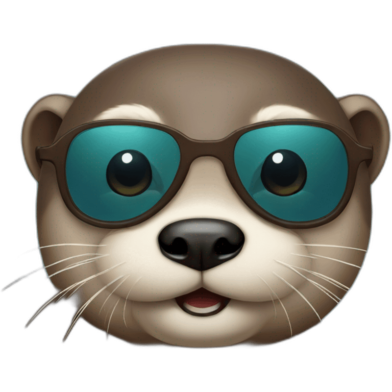 otter with glasses emoji